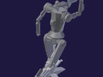 Hatchetman robot Free 3D model