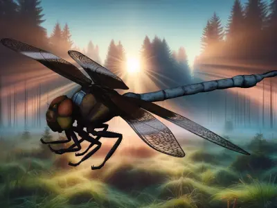 Nature s Helicopter The Dragonfly free nsect Inspector Low-poly 3D model