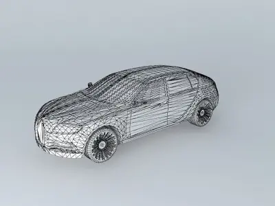 Bugatti 16 C Galibier Concept 2009 Free 3D model