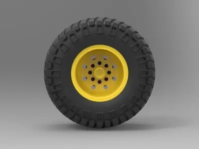 Offroad wheel 10 3D model