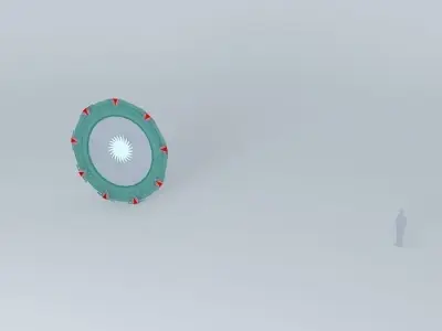 stargate circular light Free 3D model