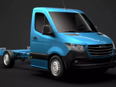 Freightliner Sprinter Chassis Single Cab L1 FWD 2020 3D model