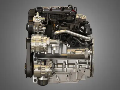 S60 T6  Drive - E 4 Cylinder Turbocharged Diesel Engine 3D model