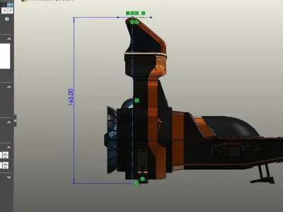 spaceship 3D model