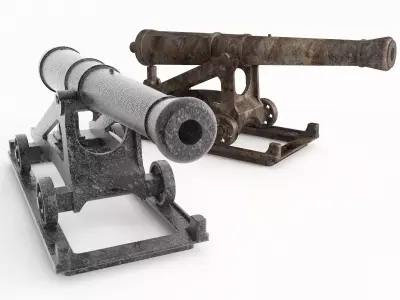 Cannon 01 01 3D model