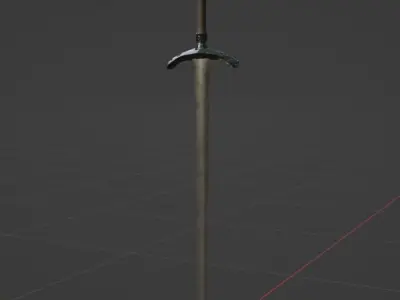 Ludwig Sword Free low-poly 3D model