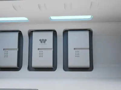  FUTURISTIC INTERIOR 3D model