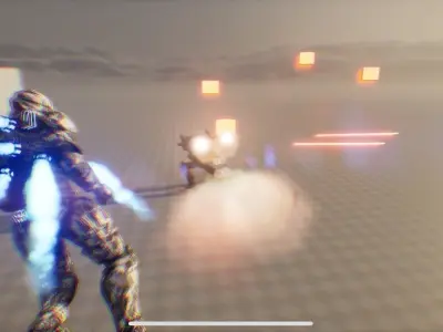 RAPTOR-07 Robot Mech Blender Model Low-poly 3D model