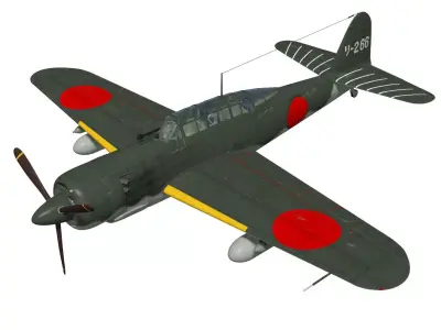 Kugisyo D4Y3 Suisei Type33 Judy 3D model