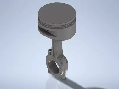 Piston head 3D model