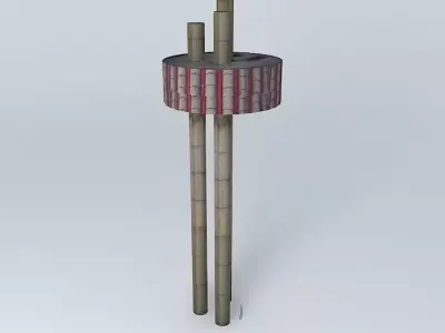 part PUCMM Santiago Dominican Republic Free 3D model