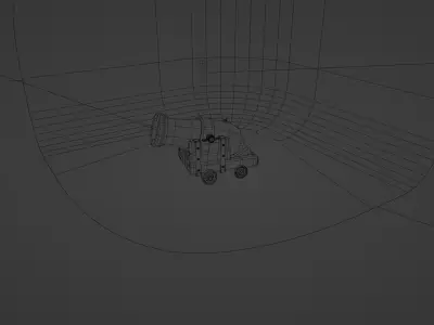 Cannon Free low-poly 3D model