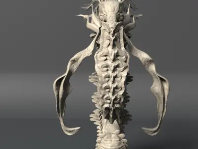 Sea Creature - Highpoly   3D model