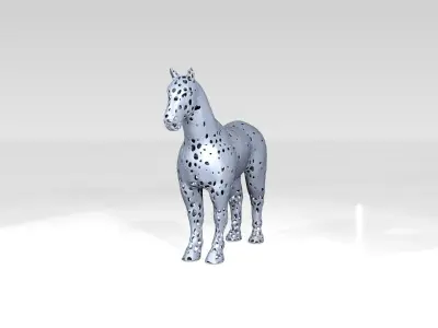 Horse Voronoi 3D model