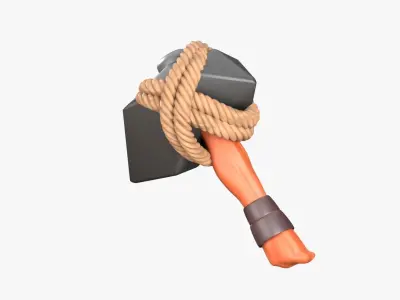 Hammer 3D Illustration 3D model buy