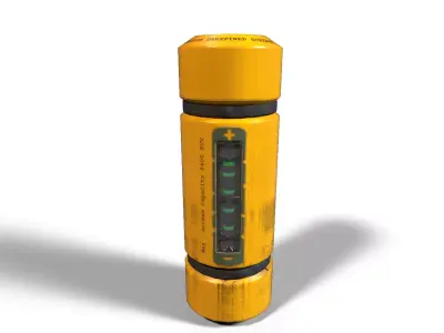 Monsters INC Bottle Low-poly 3D model