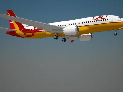 Dubai Aerospace Enterprise 737 MAX 8 3D model