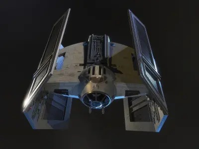 Darth Vader Tie 3D model