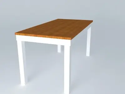 Silmple table Free 3D model