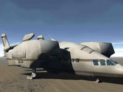 experimen  privat plane bisnes 3D model