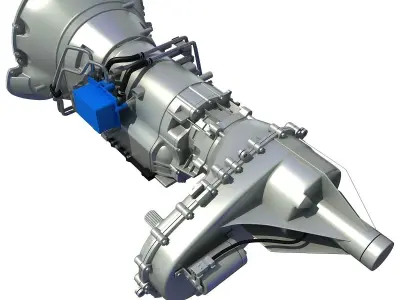 Ram Transmission Of Dodge 3D model