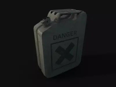 Gas Can  Low-poly 3D model