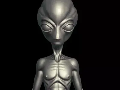 Alien from movie Intruders 3D print model