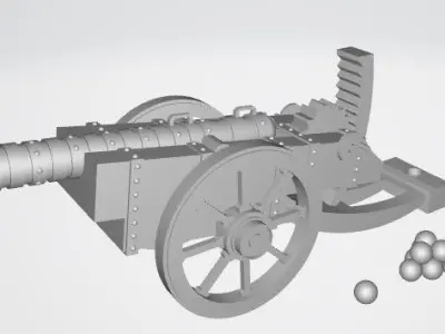 Cannon - Veuglaire 3D print model