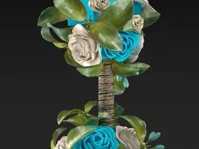 decorative tree 3D model