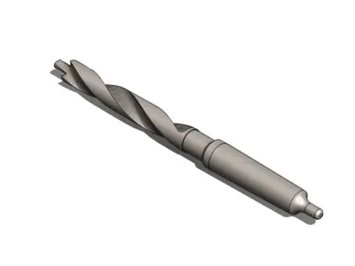 Broca Escalonada Step Drill dia 15 x 218 e 6 x 12 cone morse 2 3D model