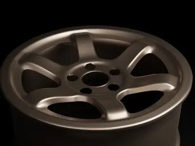 RAYS VOLK TE37 BRONZE FREE 3D Model Free 3D model