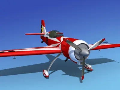 Sukhoi SU-26 Aerobat V13 3D model