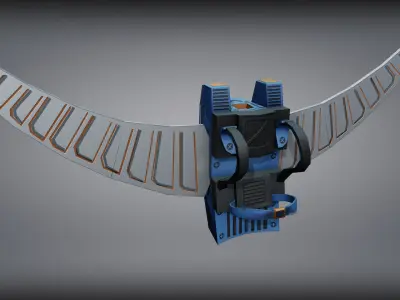Advanced 3D Jetpack Pack - Unity3D Game Ready Low-poly 3D model