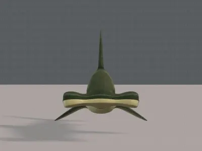 Shark V02 Low-poly 3D model