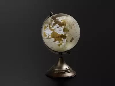 globe 1 3D print model