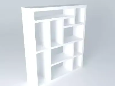 Mediterranean bookshelf estante Mediterranean Free 3D model