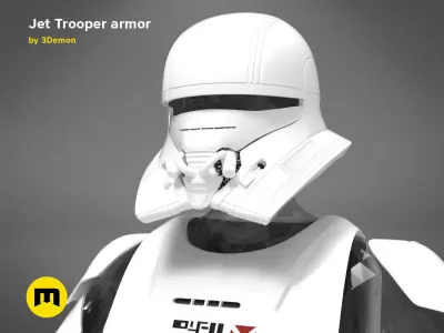 Jet Trooper full armor 3D print model