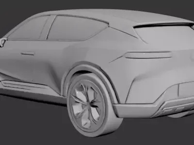 AI-Generated Concept Car SUV - model 3 - 3D model 3D model