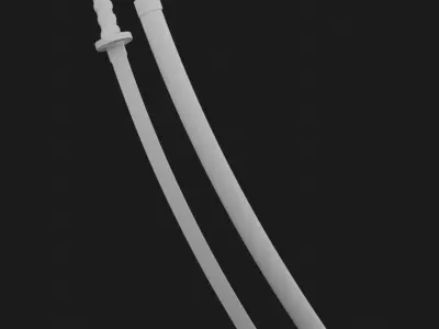Katana-PBR samurai sword Free 3D model