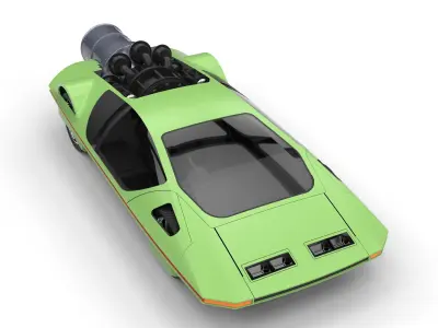 Ferrari Jet concept car 3D model