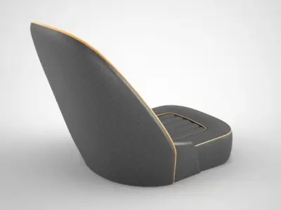 Car Seat Austin Healey 3D model