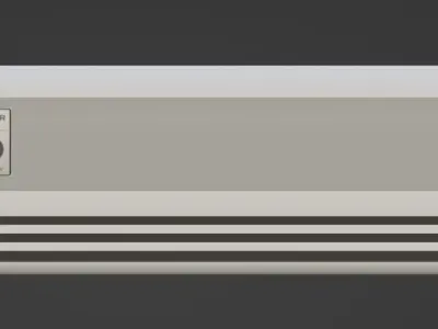 Air Conditioner Low poly Model Free  Free 3D model