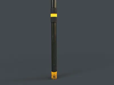 Sci-Fi Axe V4 Low-poly 3D model