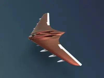 Horten Ho 229 jet 3D model