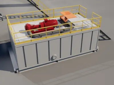 Oil drilling Equipment compilation 3D Model Collection