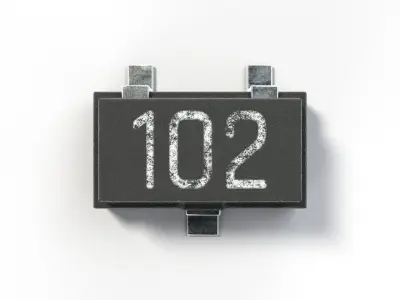 Realistic Transistor model with 2K PBR textures 3D model