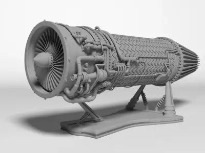 jet engine for Print 3D print model
