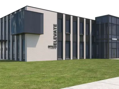 Commercial-036 Office Building 3D model