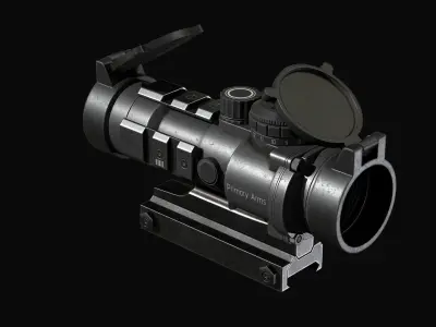Barris AR Scope Low-poly 3D model