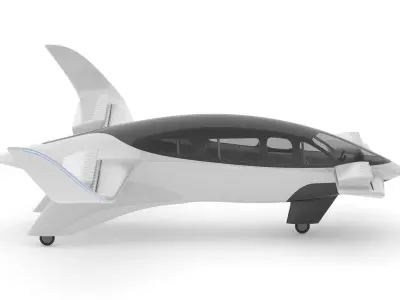 Lilium Jet Flying Taxi 3D model